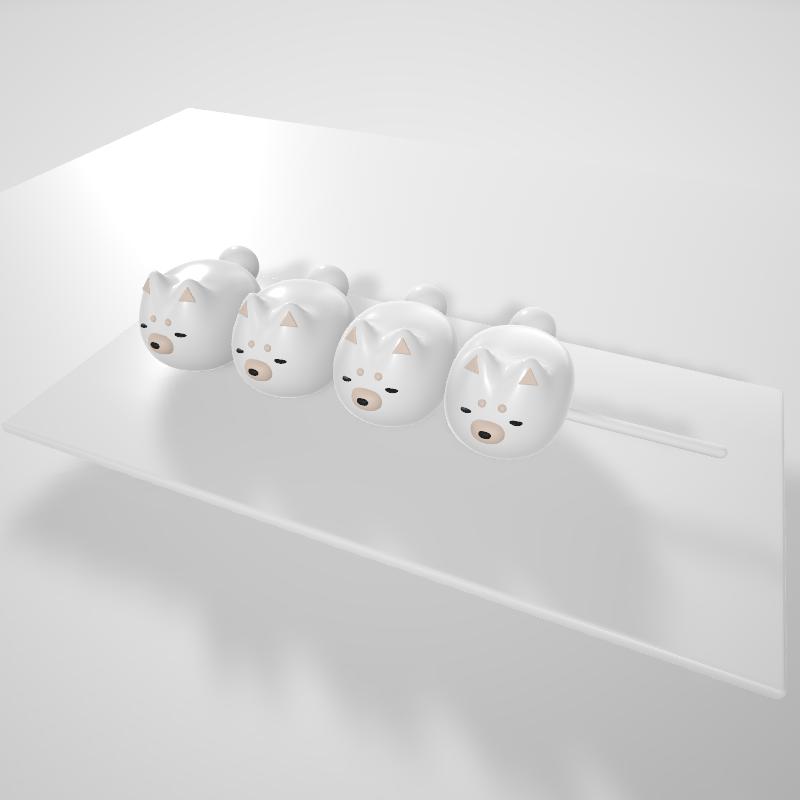 glbでエクスポートしたら真っ白！