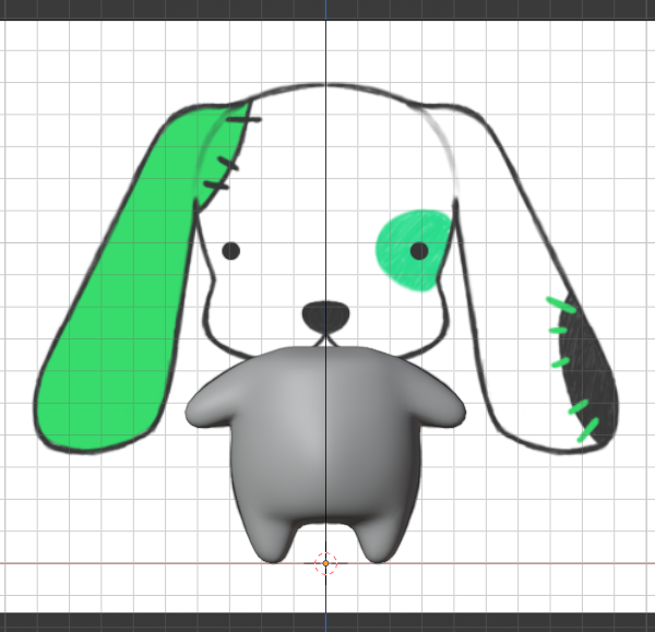 自キャラめざしのモデリング