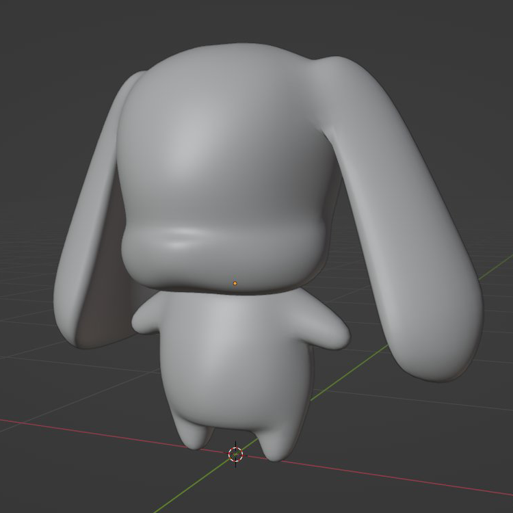 顔のモデリング完成