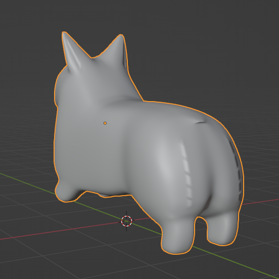 お尻にチャックが！