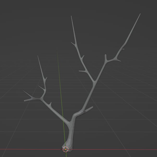 桜の木モデリング完成